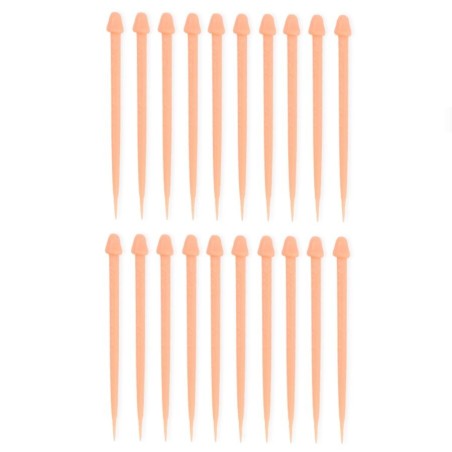 DIABLO PICANTE - PALITOS DE PENE CON PINCHO PARA CARNE 20 UNIDADES