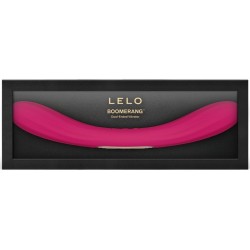 LELO - BOOMERANG VIBRATEUR À DOUBLE EXTRÉMITÉ CERISE