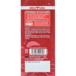 SKINS - LUBRIFICANTE FRUTTATO A BASE DACQUA FRAGOLA MONODOSE 5 ML