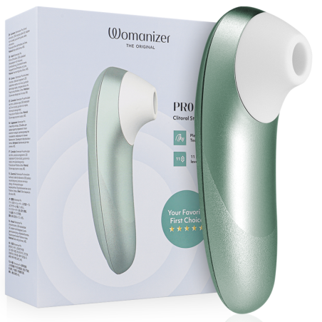 WOMANIZER - PRO VIBRANT ESTIMULADOR DE CLÍTORIS VERDE SALVIA