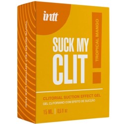 INTT - SUCK MY CLIT GEL EFFET SUCCION PARFUM MANGUE TROPICALE, 15 ML