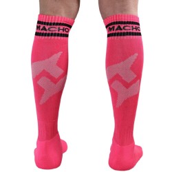 MACHO - CALZE LUNGHE TAGLIA UNICA ROSA