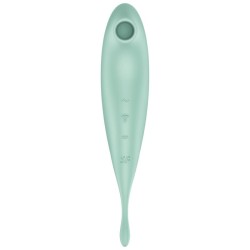 SATISFYER - TWIRLING PRO STIMOLATORE E APP VIBRATORE VERDE