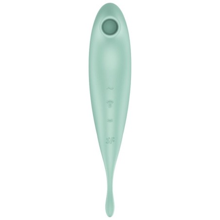 SATISFYER - TWIRLING PRO ESTIMULADOR Y VIBRADOR APP VERDE