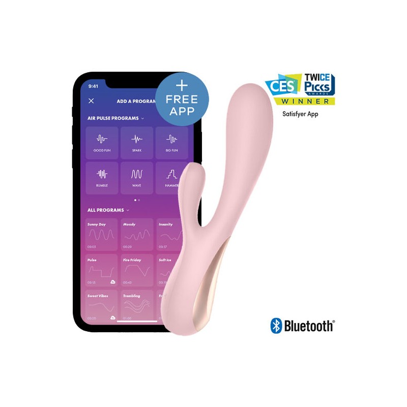 SATISFYER - MONO FLEX ROSSO CON APP