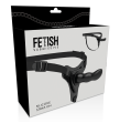 FETISH SUBMISSIVE HARNESS - BLACK SILICONE G-SPOT 16 CM FETISH SUBMISSIVE HARNESS - BLACK SILICONE G-SPOT 16 CM