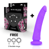DELTA CLUB - TOYS ARNES DONG SILICONE VIOLA 20 CM -O- 4 CM