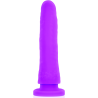 DELTA CLUB - TOYS HARNESS DONG PURPLE SILICONE 23 CM -O- 4.5 CM