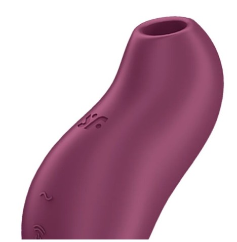 SATISFYER - POCKET PRO 1 CLITORIS STIMULATOR GARNET