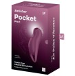 SATISFYER - POCKET PRO 1 CLITORIS STIMULATOR GARNET SATISFYER - POCKET PRO 1 CLITORIS STIMULATOR GARNET