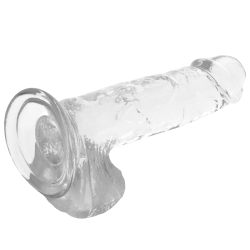 X RAY - HARNESS CLEAR COCK WITH BALLS 20 CM -O- 4.5 CM