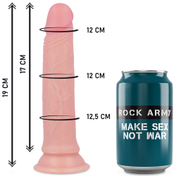ROCKARMY - HARNESS FLÜSSIGER SILIKONDILDO PREMIUM AVENGER 19 CM -O- 3.98 CM