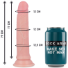 ROCKARMY - IMBRACATURA DILDO IN SILICONE LIQUIDO PREMIUM AVENGER 19 CM -O- 3.98 CM