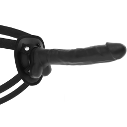 COCK MILLER - IMBRACATURA COCKSIL ARTICOLABILE DENSIT SILICONE NERO 24 CM