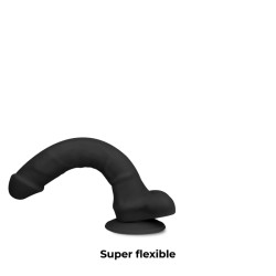 COCK MILLER - IMBRACATURA COCKSIL ARTICOLABILE DENSIT SILICONE NERO 18 CM