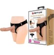 PRETTY LOVE - SLIP HARNAIS HARNAIS UNIVERSEL AVEC GODE JERRY 21,8 CM NATUREL PRETTY LOVE - SLIP HARNAIS HARNAIS UNIVERSEL AVEC GODE JERRY 21,8 CM NATUREL