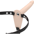 FETISH SUBMISSIVE HARNESS - HAUTFARBENES SILIKONVIBRATOR 15 CM FETISH SUBMISSIVE HARNESS - HAUTFARBENES SILIKONVIBRATOR 15 CM