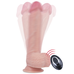 ROCKARMY - HARNAIS VIBRATEUR SILICONE LIQUIDE PREMIUM TÉLÉCOMMANDE APACHE 20.5 CM -O- 4.62 CM