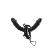 FETISH FANTASY SERIES - VIBRATING DOUBLE DELIGHT STRAP-ON. FETISH FANTASY SERIES - VIBRATING DOUBLE DELIGHT STRAP-ON.