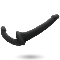 ADDICTED TOYS - DILDO CON ARNÉS SIN SUJECIÓN NEGRO