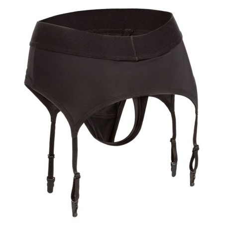 CALEXOTICS - BOUNDLESS THONG WITH GARTER L-XL
