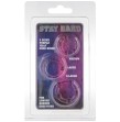 SEVEN CREATIONS - SET OF THREE LILAC PENIS RINGS SEVEN CREATIONS - SET OF THREE LILAC PENIS RINGS