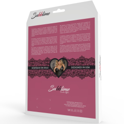 SUBBLIME - BABYDOLL FLORAL LACES RED S-M