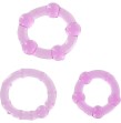 SEVEN CREATIONS - SET AUS DREI LILA PENISRINGEN SEVEN CREATIONS - SET AUS DREI LILA PENISRINGEN