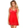 SUBBLIME - BABYDOLL WITH BOWS RED S-M