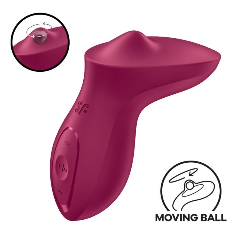 SATISFYER - VIBRATORE ECCITANTE DA APPOGGIO CLITORIDE FUCSIA