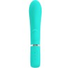 PRETTY LOVE - VIBRATEUR MULTIFONCTION G-SPOT THOMAS VERT AQUA