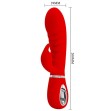 PRETTY LOVE - VIBRATORE MULTIFUNZIONE G-SPOT PRESCOTT ROSSO PRETTY LOVE - VIBRATORE MULTIFUNZIONE G-SPOT PRESCOTT ROSSO