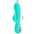 PRETTY LOVE - PRESCOTT MULTIFUNKTIONS-G-SPOT-VIBRATOR AQUA GREEN PRETTY LOVE - PRESCOTT MULTIFUNKTIONS-G-SPOT-VIBRATOR AQUA GREEN