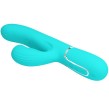 PRETTY LOVE - PERLITA MULTIFUNCTION 3 IN 1 G-SPOT VIBRATOR AQUA GREEN PRETTY LOVE - PERLITA MULTIFUNCTION 3 IN 1 G-SPOT VIBRATOR AQUA GREEN