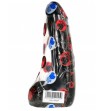 ALL BLACK - SOFT BLACK REALISTIC DILDO 20 CM ALL BLACK - SOFT BLACK REALISTIC DILDO 20 CM