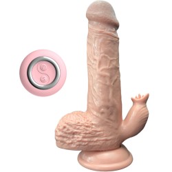 ARMONY - DILDO REALÍSTICO VIBRADOR and THRUSTING CON LENGUA ESTIMULADOR 19 CM
