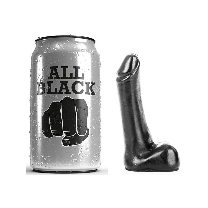ALL BLACK - DILDO 9 CM ALL BLACK - DILDO 9 CM