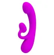 PRETTY LOVE - SINCERE SILICONE CLITORAL VIBRATOR AND SUCKER PURPLE PRETTY LOVE - SINCERE SILICONE CLITORAL VIBRATOR AND SUCKER PURPLE