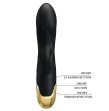 PRETTY LOVE - BLACK RECHARGEABLE GOLD PLATED LUXURY VIBRATOR PRETTY LOVE - BLACK RECHARGEABLE GOLD PLATED LUXURY VIBRATOR