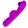 PRETTY LOVE - VIBRATEUR RECHARGEABLE REGINA - GEL À ASPIRATION VIOLET