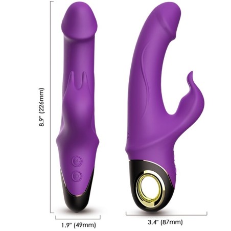 ARMONY - METEROR DILDO VIBRATEUR LAPIN VIOLET
