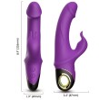 ARMONY - METEROR DILDO VIBRATEUR LAPIN VIOLET ARMONY - METEROR DILDO VIBRATEUR LAPIN VIOLET